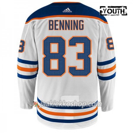 Lapsille NHL Edmonton Oilers Pelipaita MATT BENNING 83 Adidas Valkoinen Authentic